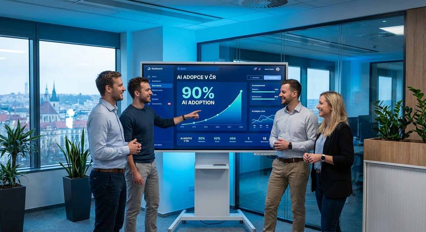 9 z 10 českých firem počítá s AI v roce 2026. Co dělá ta desátá?